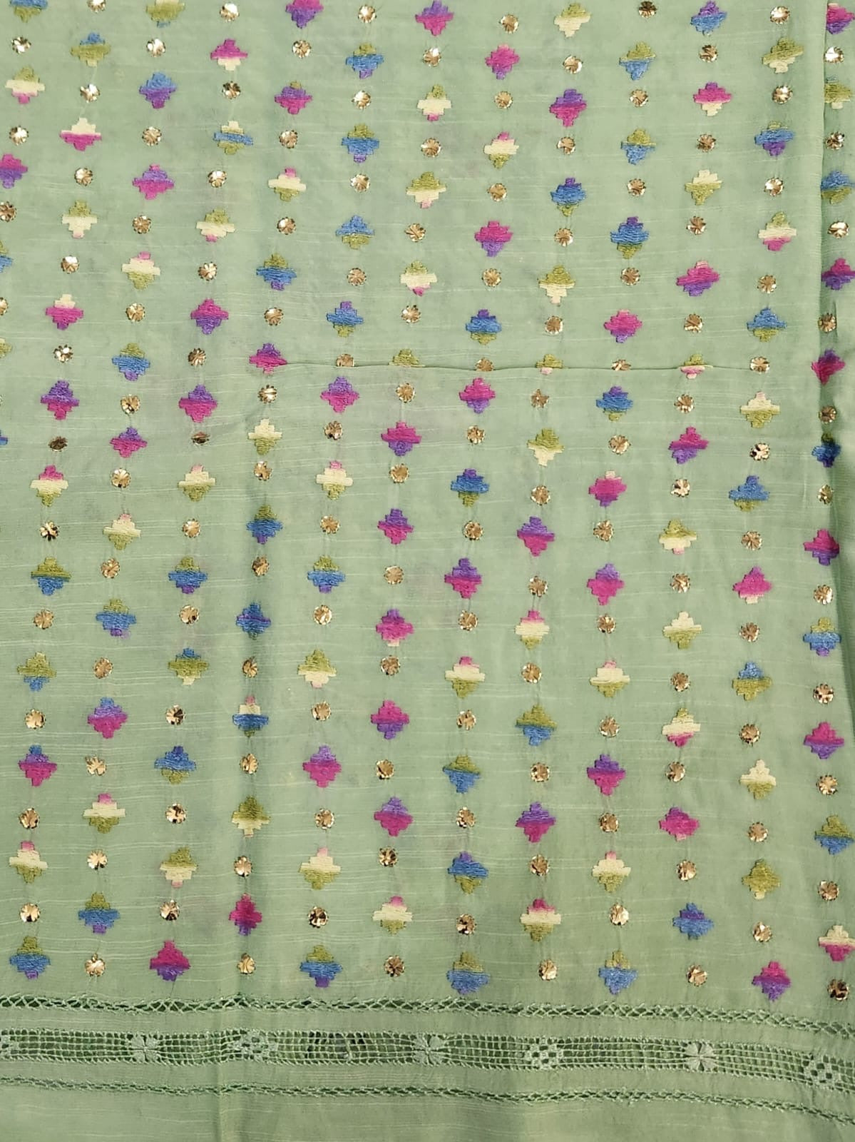 Premium Raw silk with tarkshi and gull e sitta