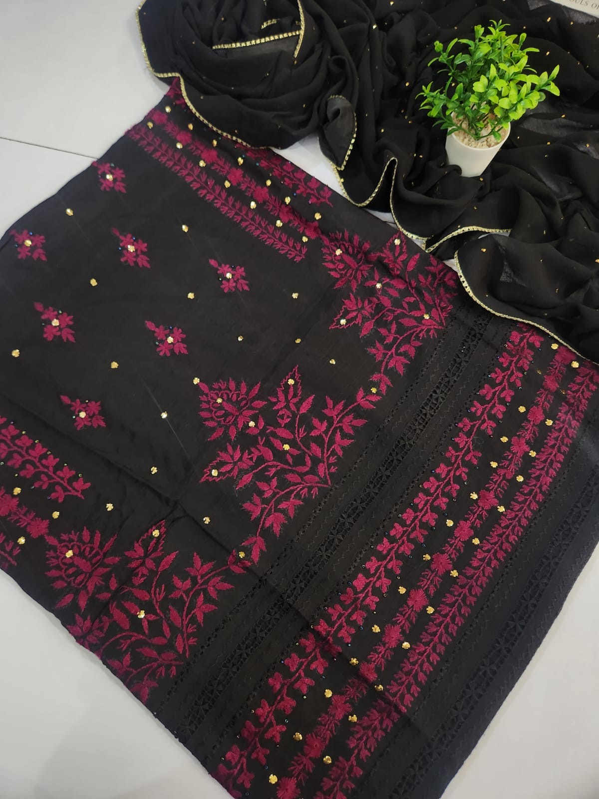 Premium Raw Silk 3pc Advance payment