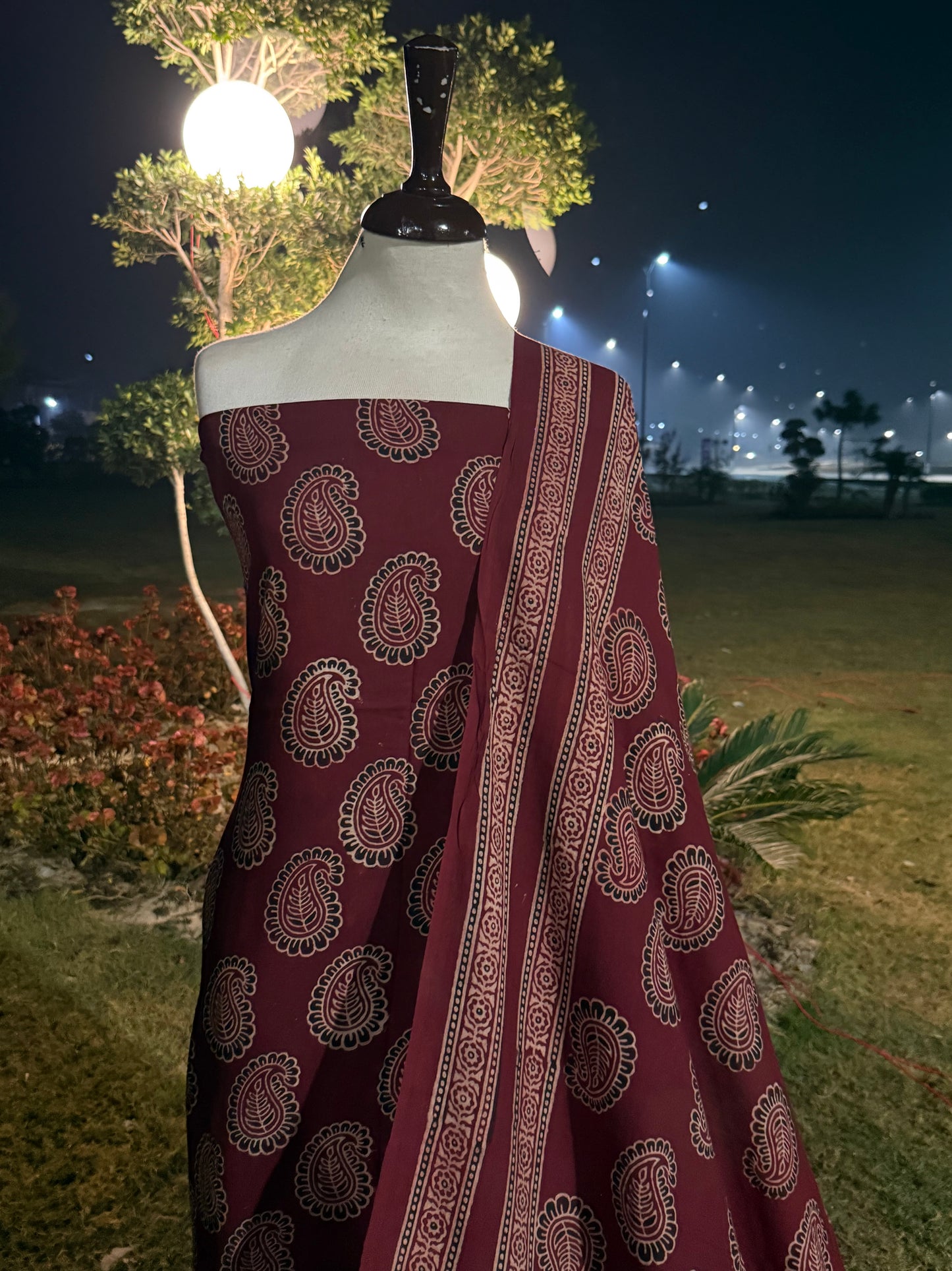 Lawn Natural dyed Shirt and Dupatta