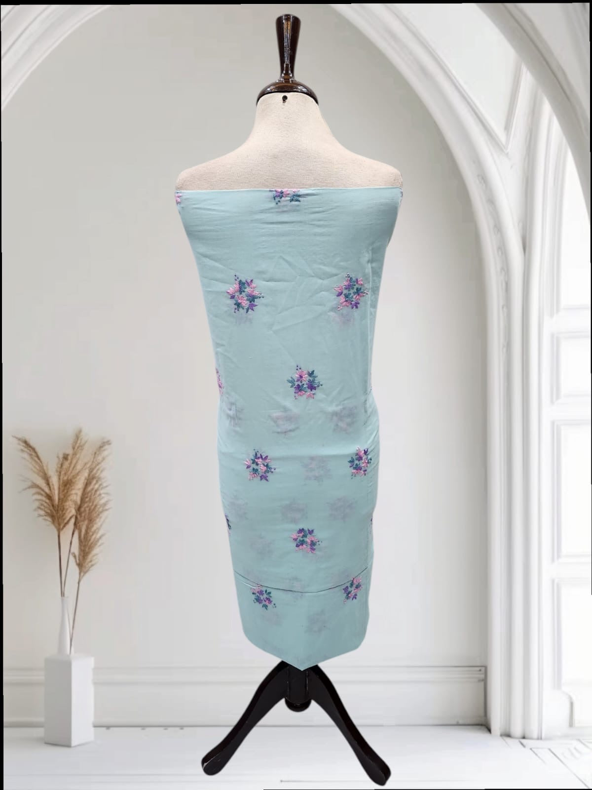 Tarkashi lawn hand embroidered shirt