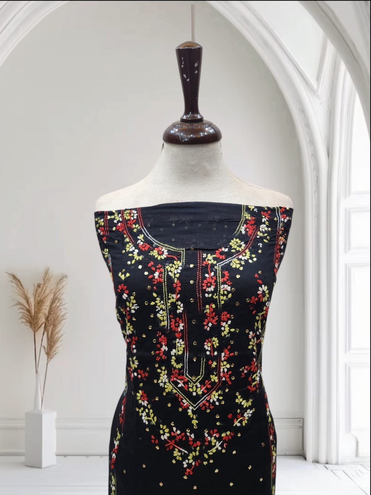 Mukesh Lawn Hand embroidered shirt