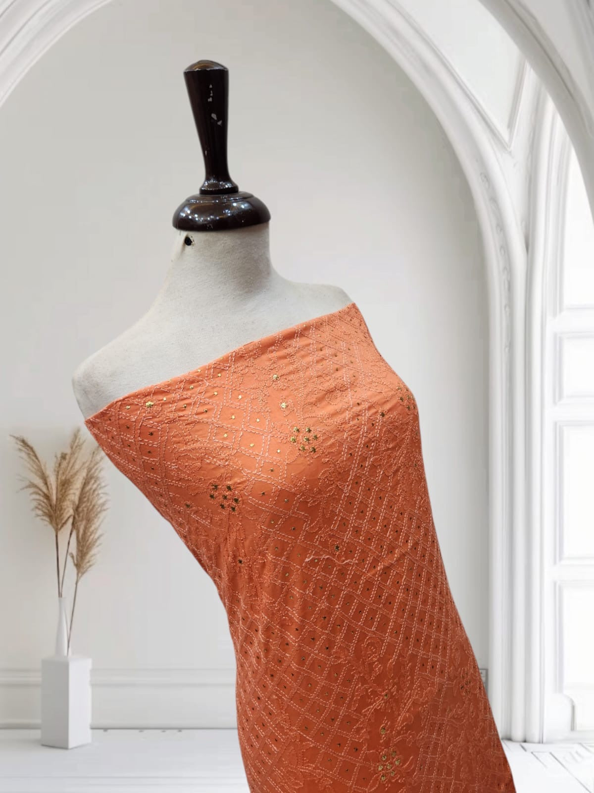 Chikankari Mukesh Lawn Shirt