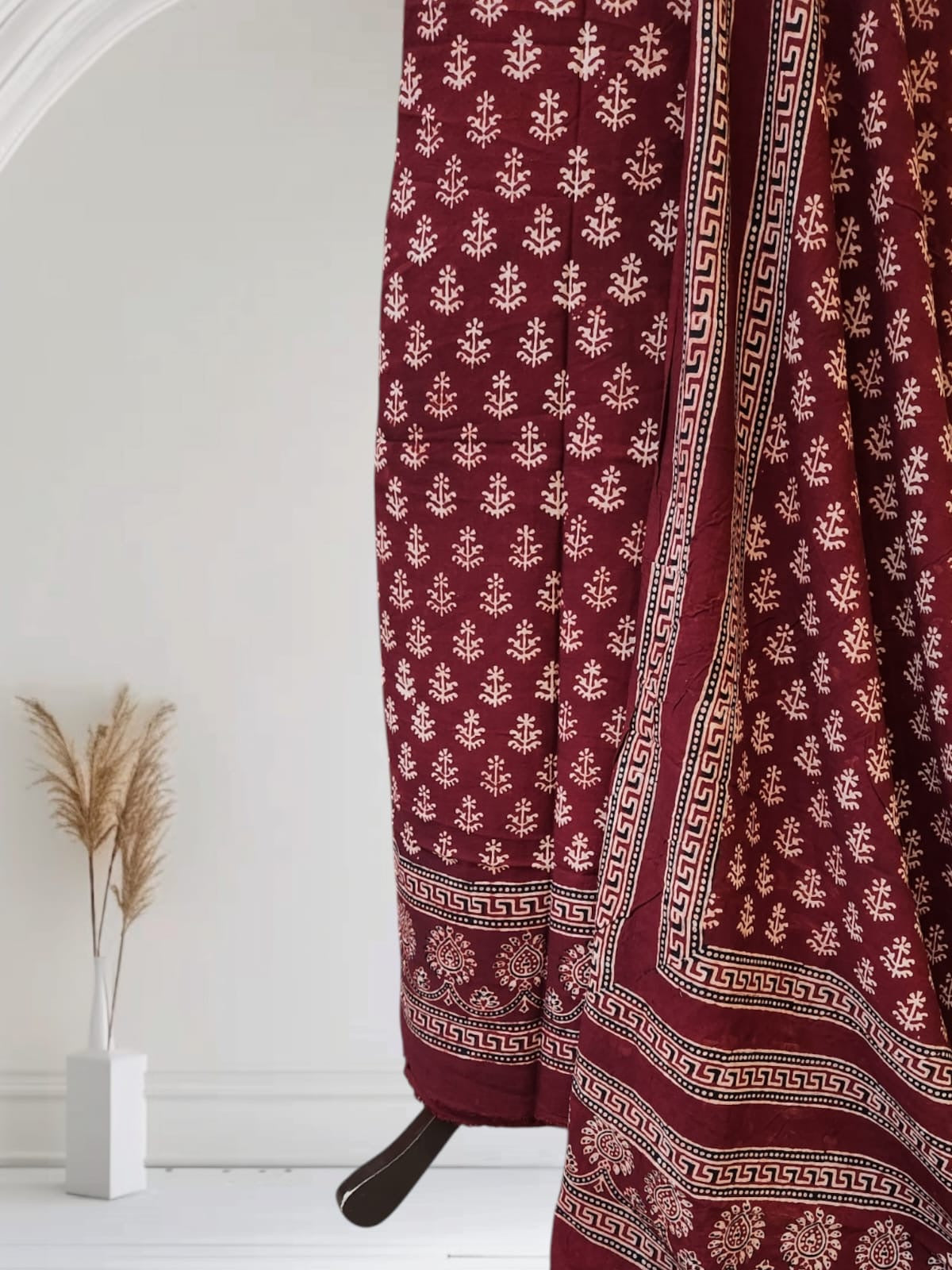 Linen Natural dyed 2pc Shirt and Duppatta