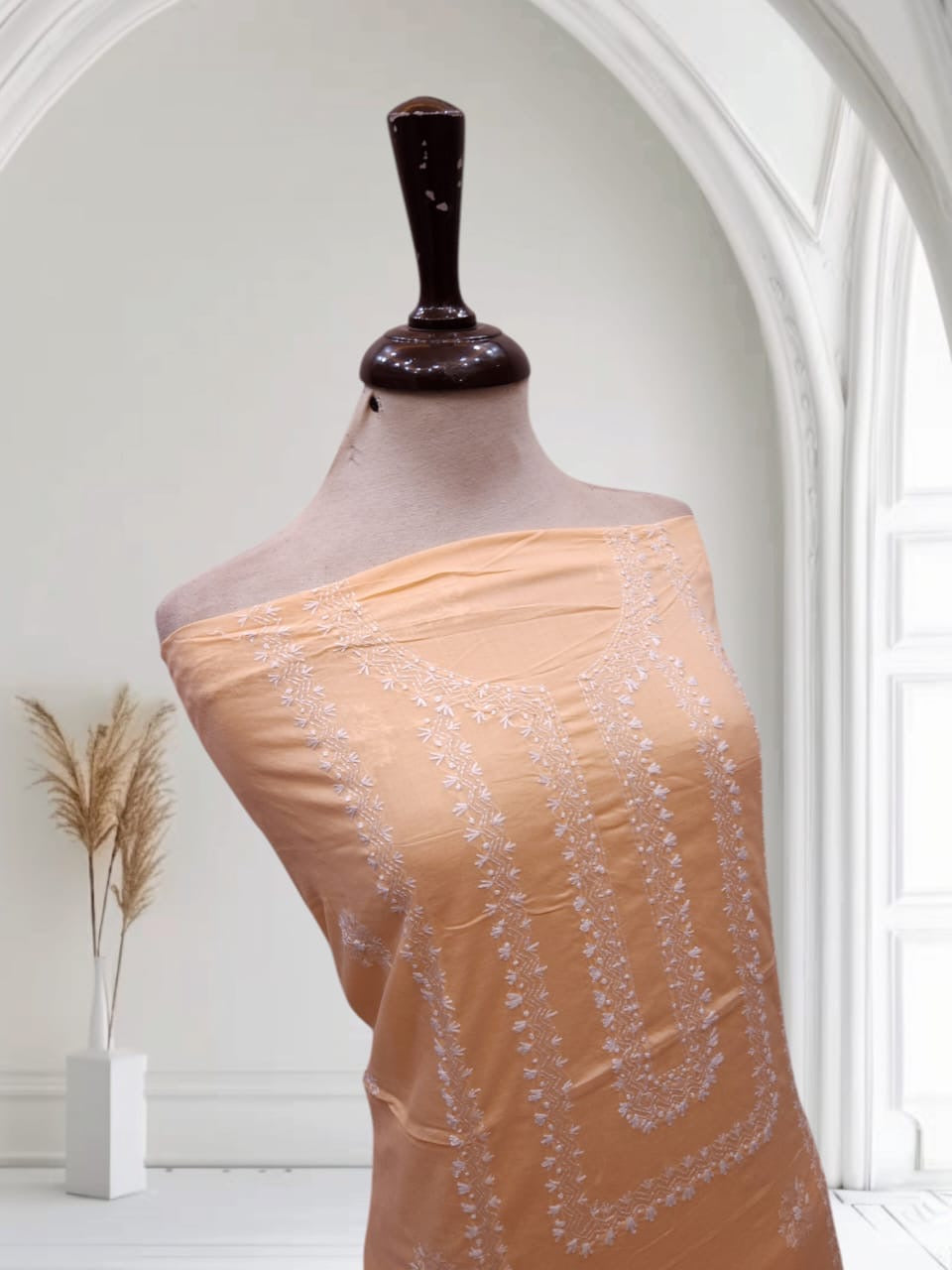 Lawn hand embroidered shirt