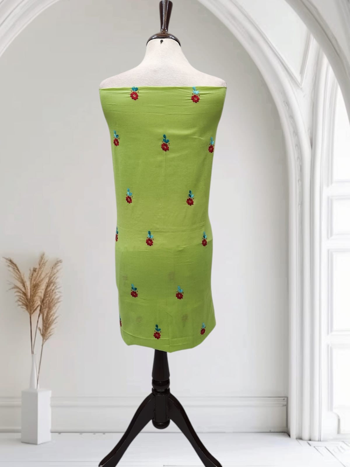 Lawn hand embroidered shirt