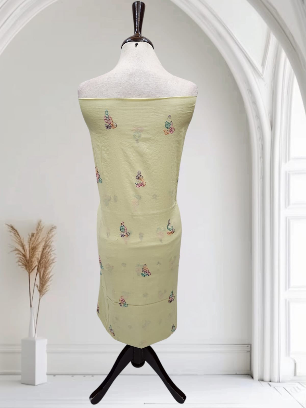 Master piece lawn hand embroidered shirt
