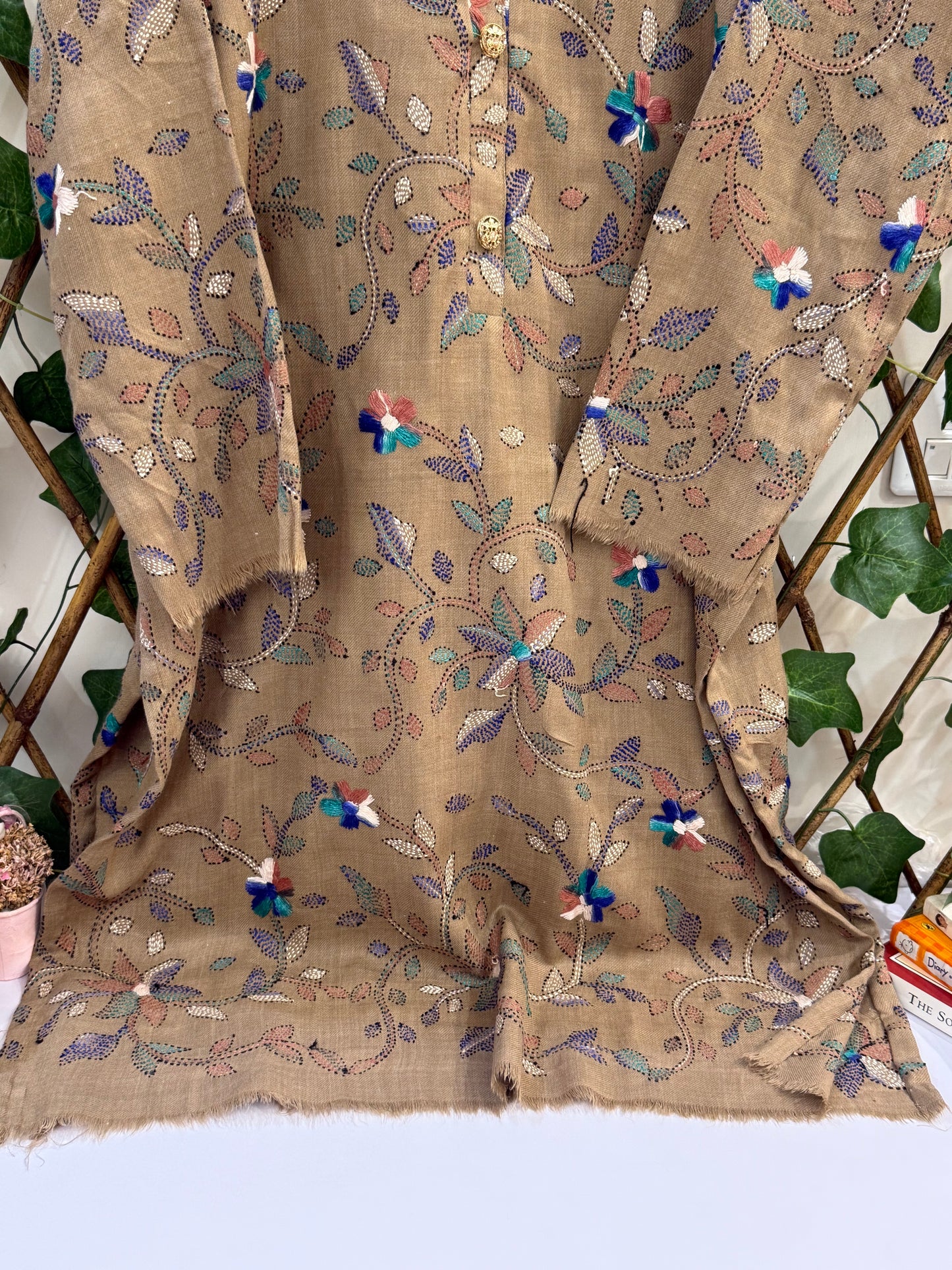 Pashmina Kantha Kurta size X-Large