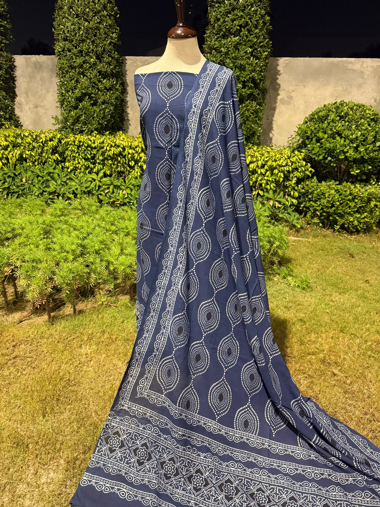 Lawn Natural dyed Shirt and Dupatta