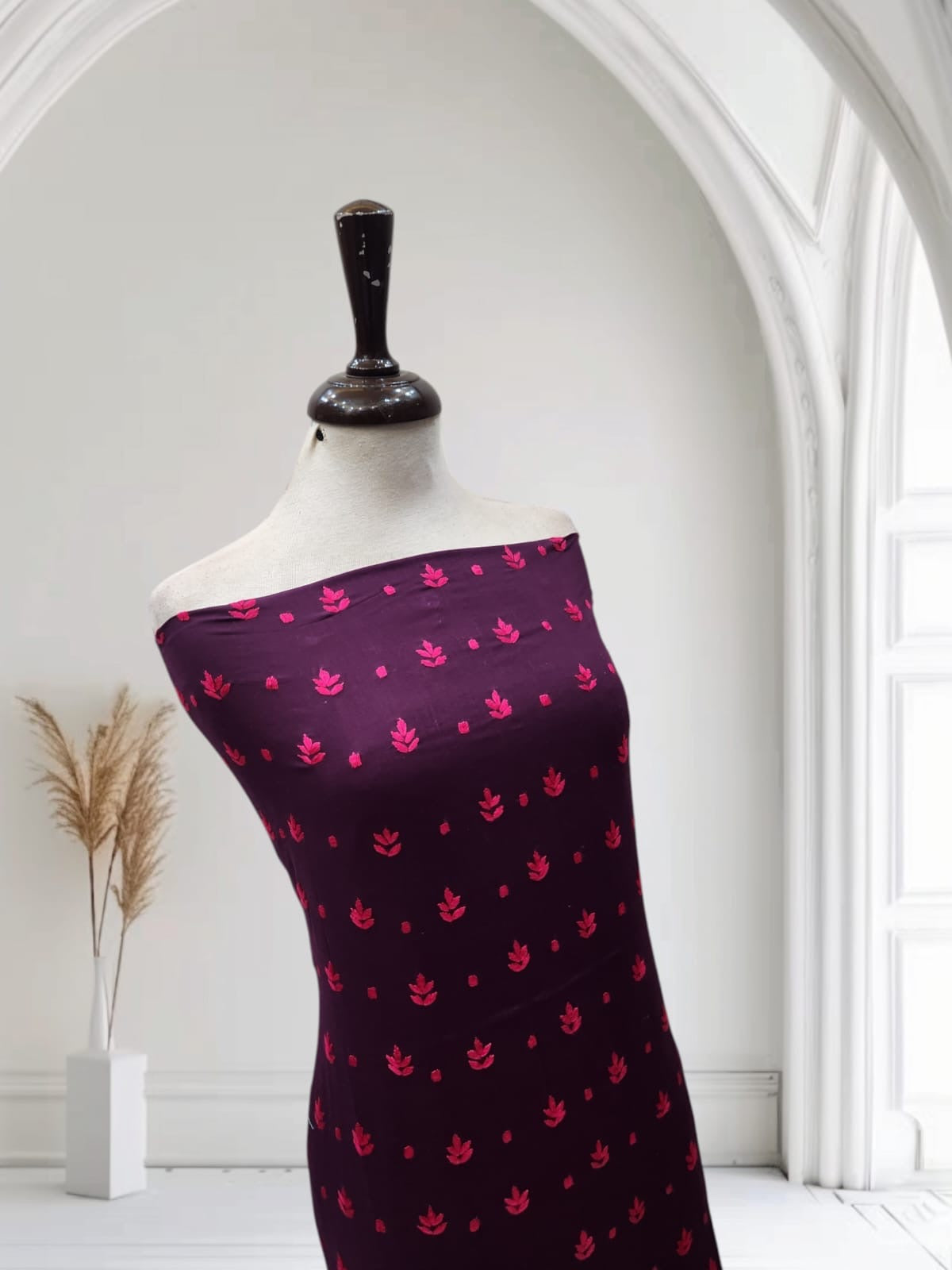 Jaal Boti lawn hand embroidered shirt