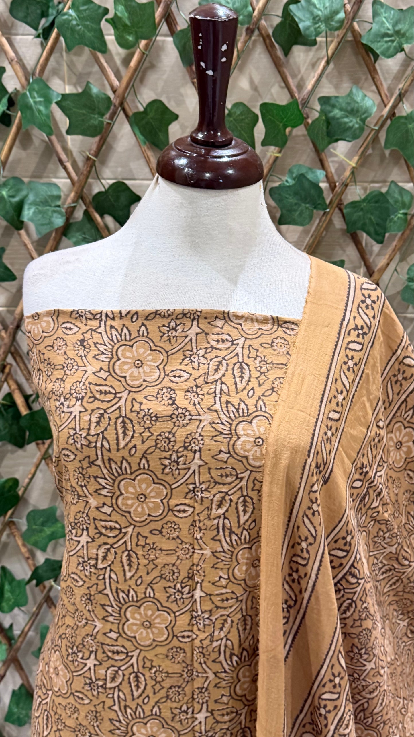 Lawn Natural dyed Shirt and dupatta