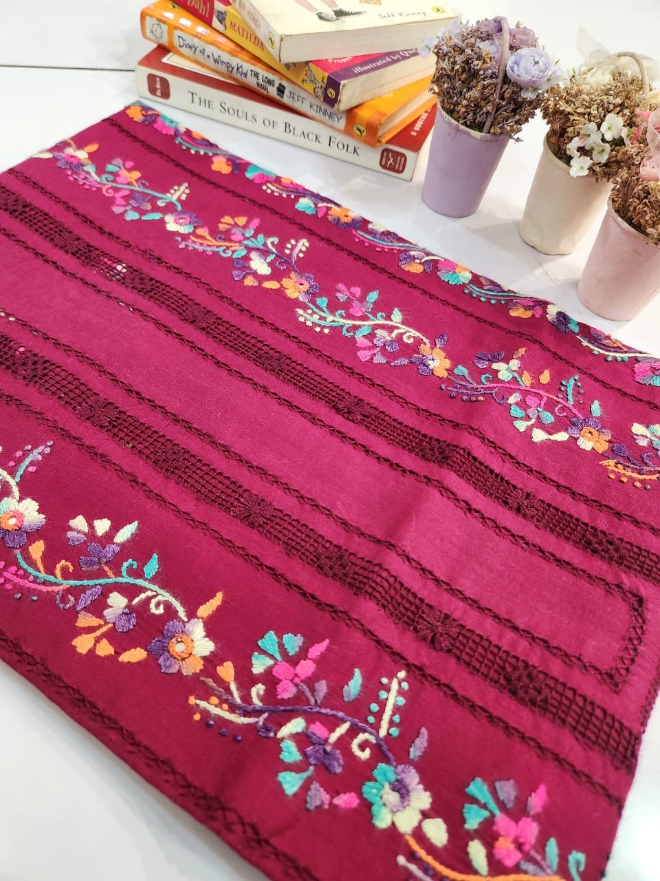 Exclusive Tarkashi lawn hand embroidered shirt