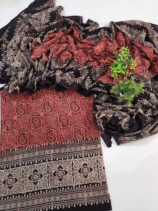 Lawn Natural dyed 2pc