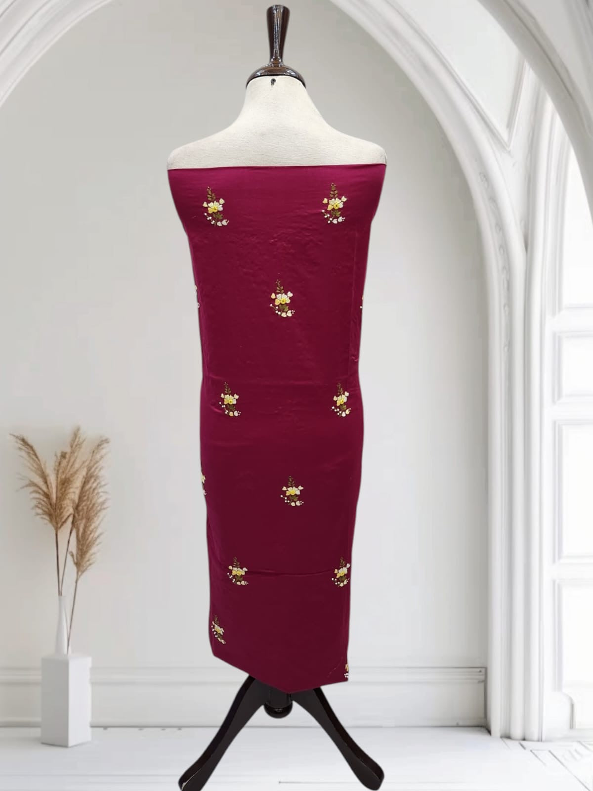 Premium Embroidered lawn handmade shirt