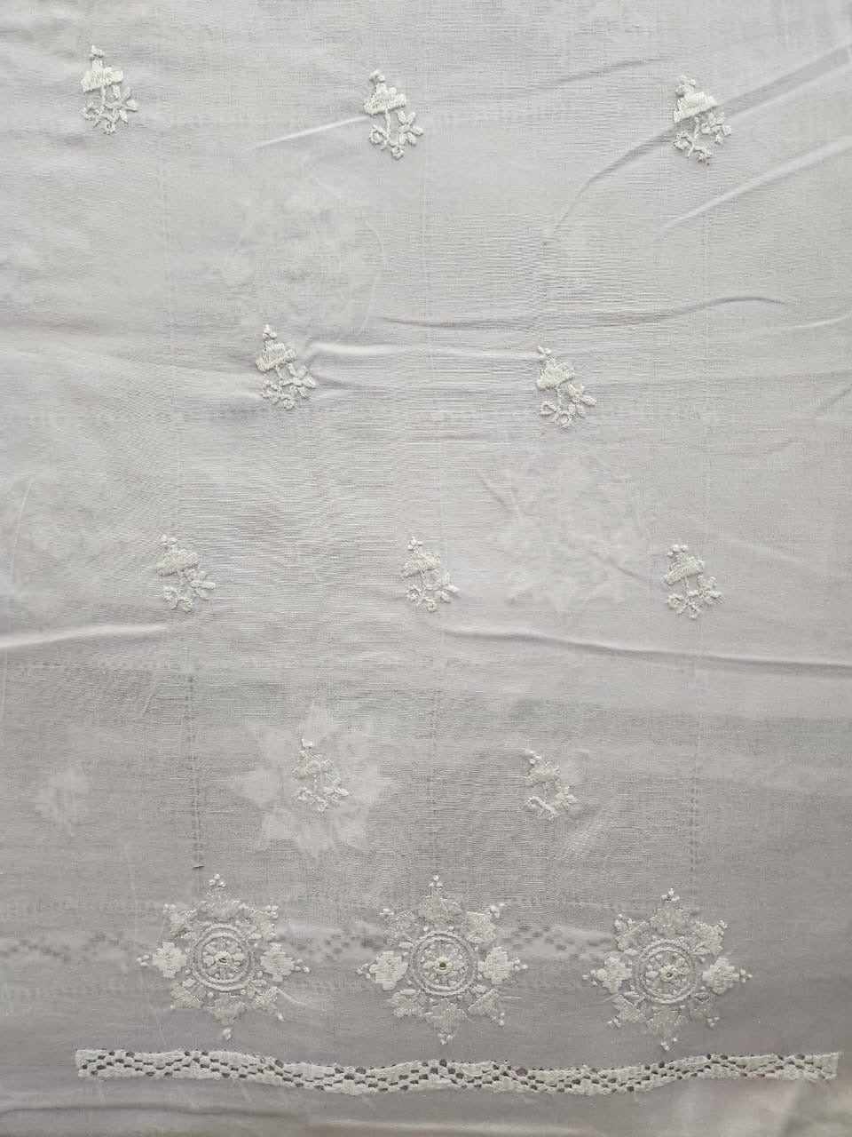 Tarkashi lawn hand embroidered shirt