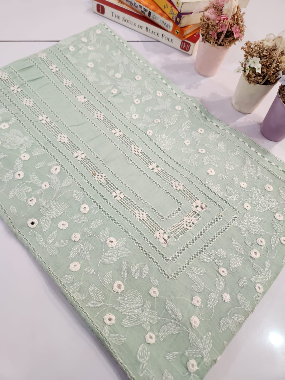 Tarkashi lawn hand Embroidered shirt