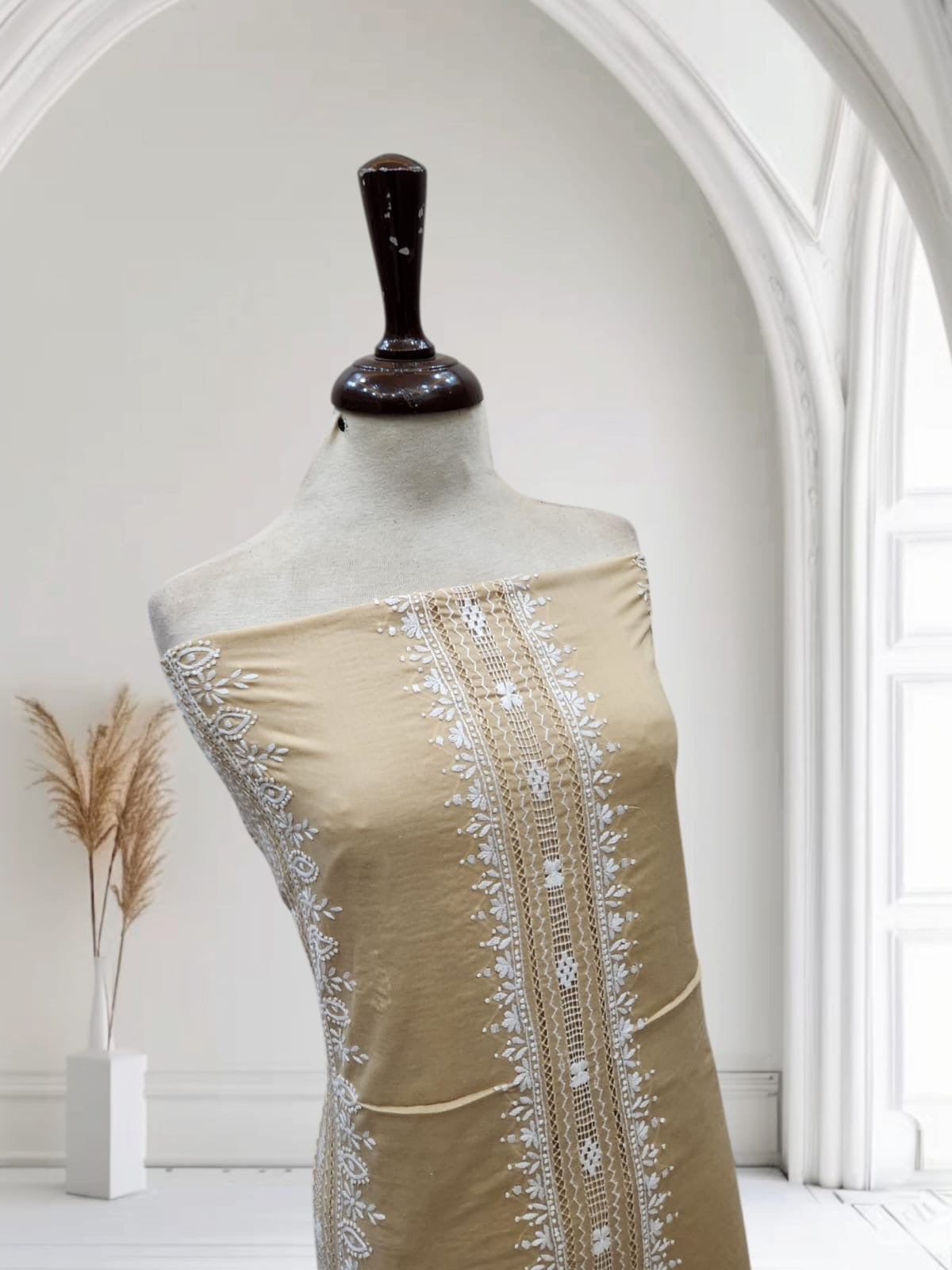 Tarkashi lawn hand Embroidered shirt