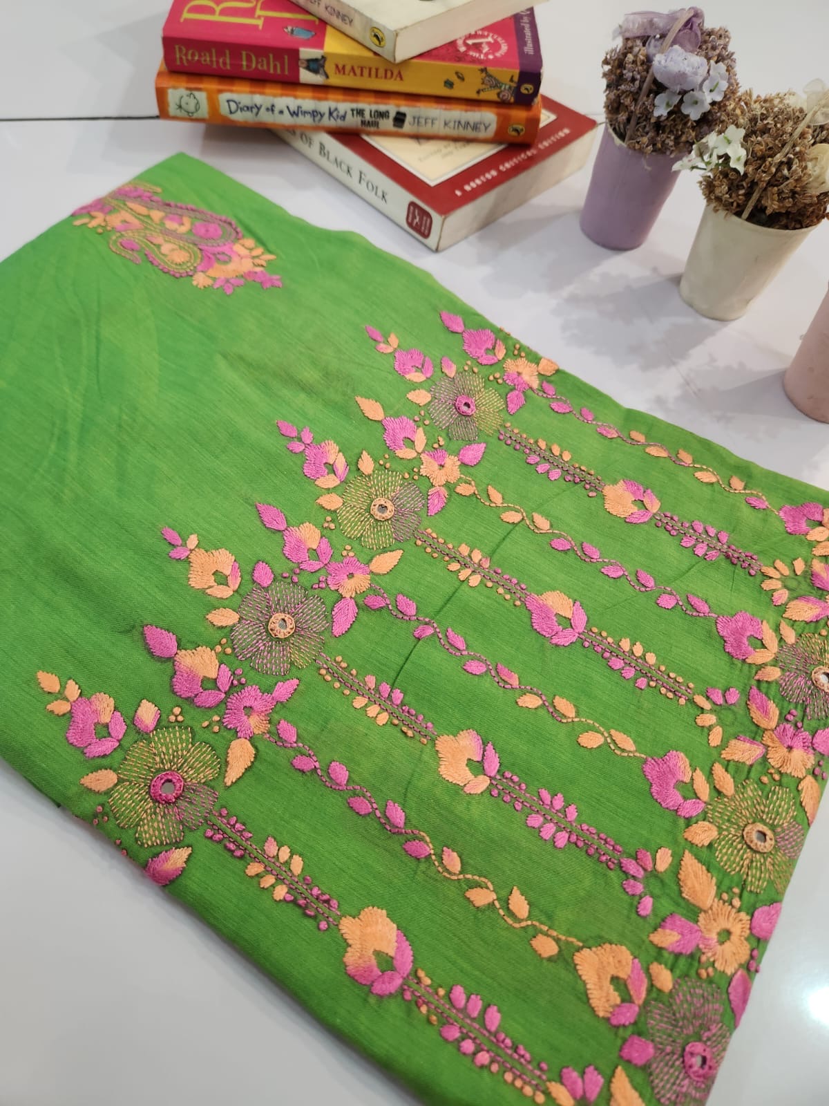Branded Lawn hand embroidered shirt
