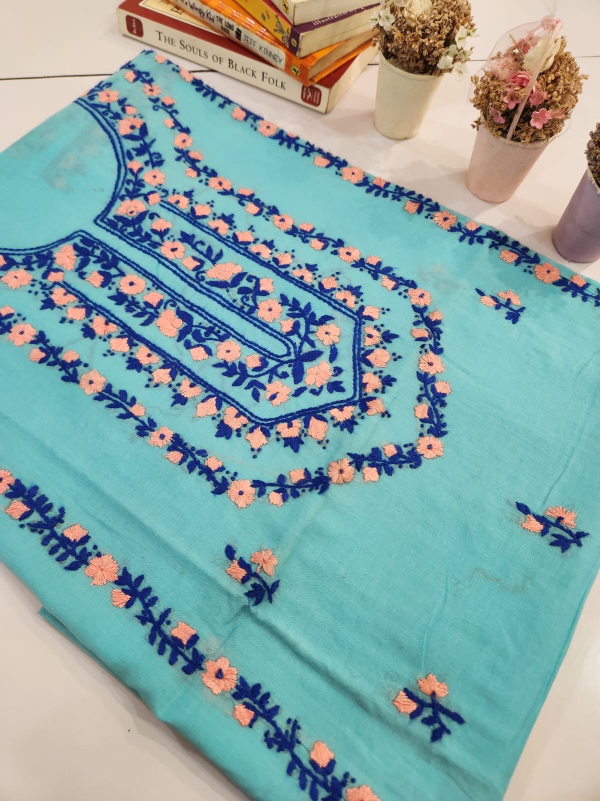 Lawn hand Embroidered shirt