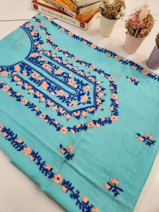 Lawn hand Embroidered shirt
