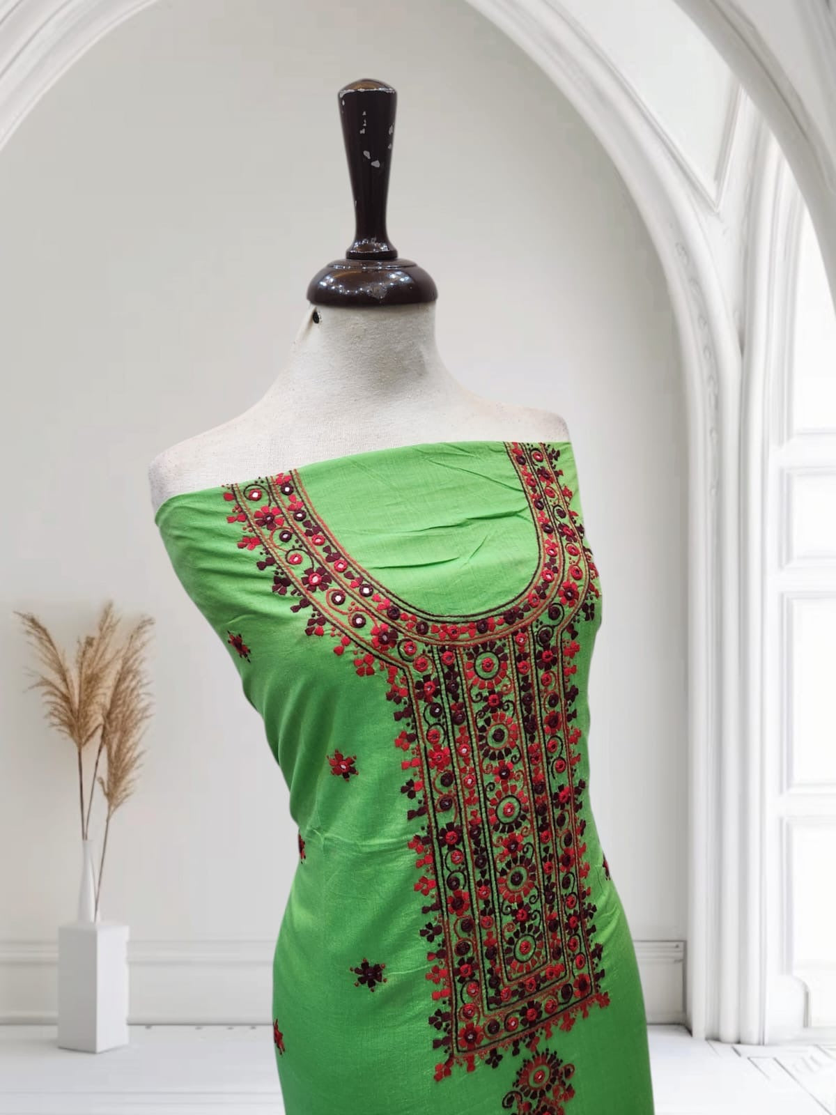 Branded Lawn hand embroidered shirt