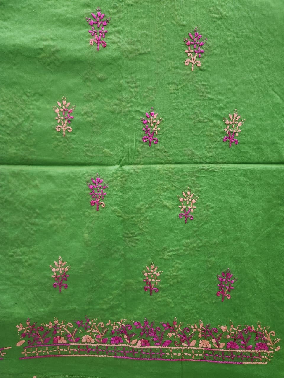 Lawn hand embroidered shirt