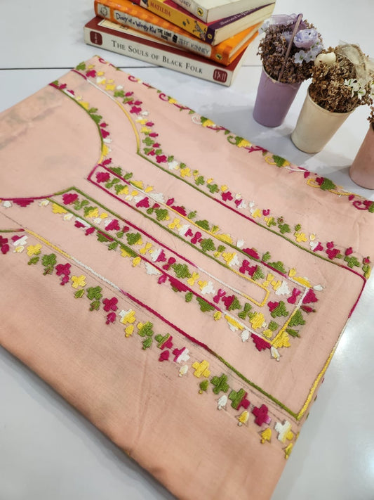 Lawn hand embroidered shirt