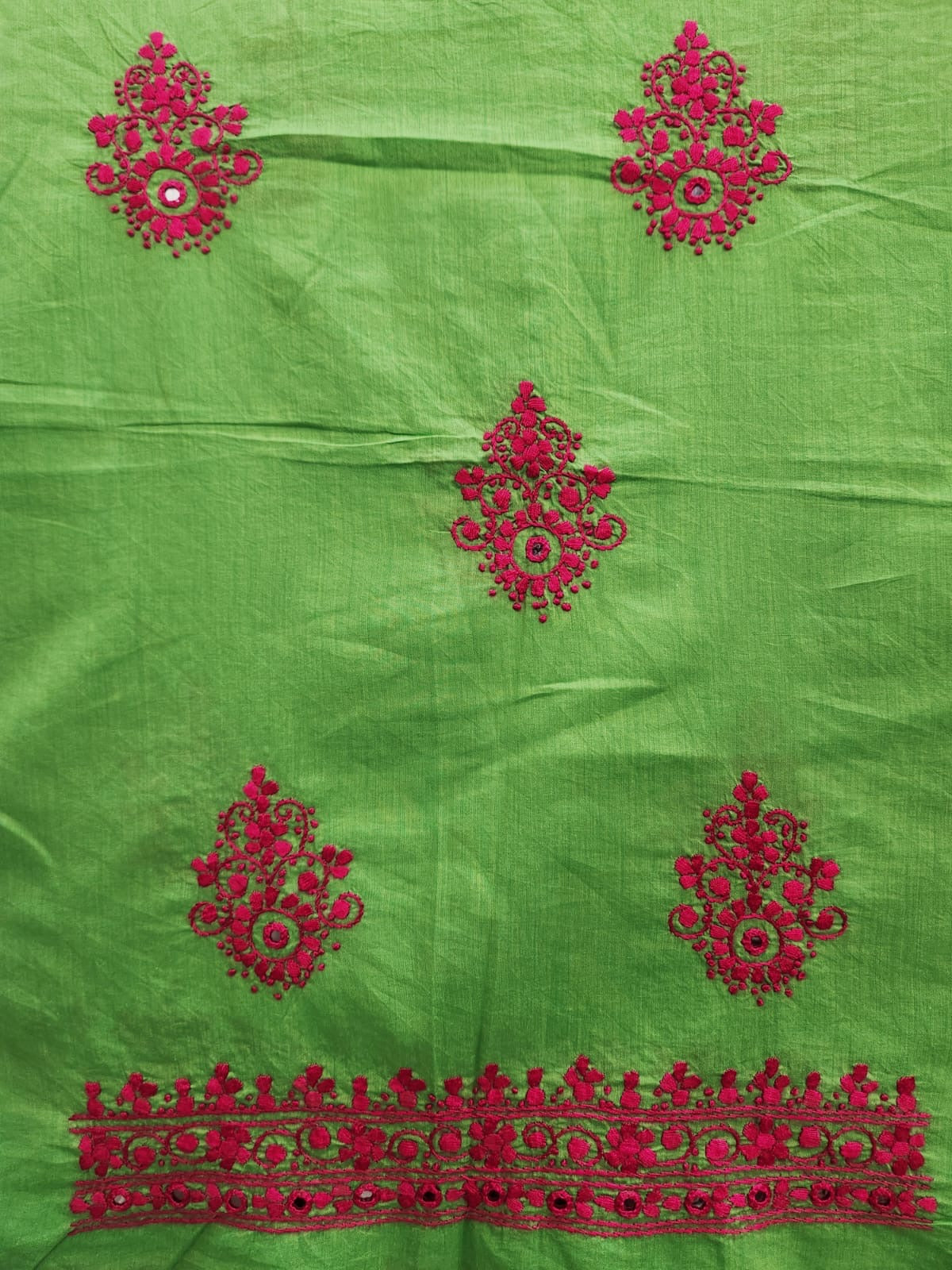 Branded lawn hand embroidered shirt