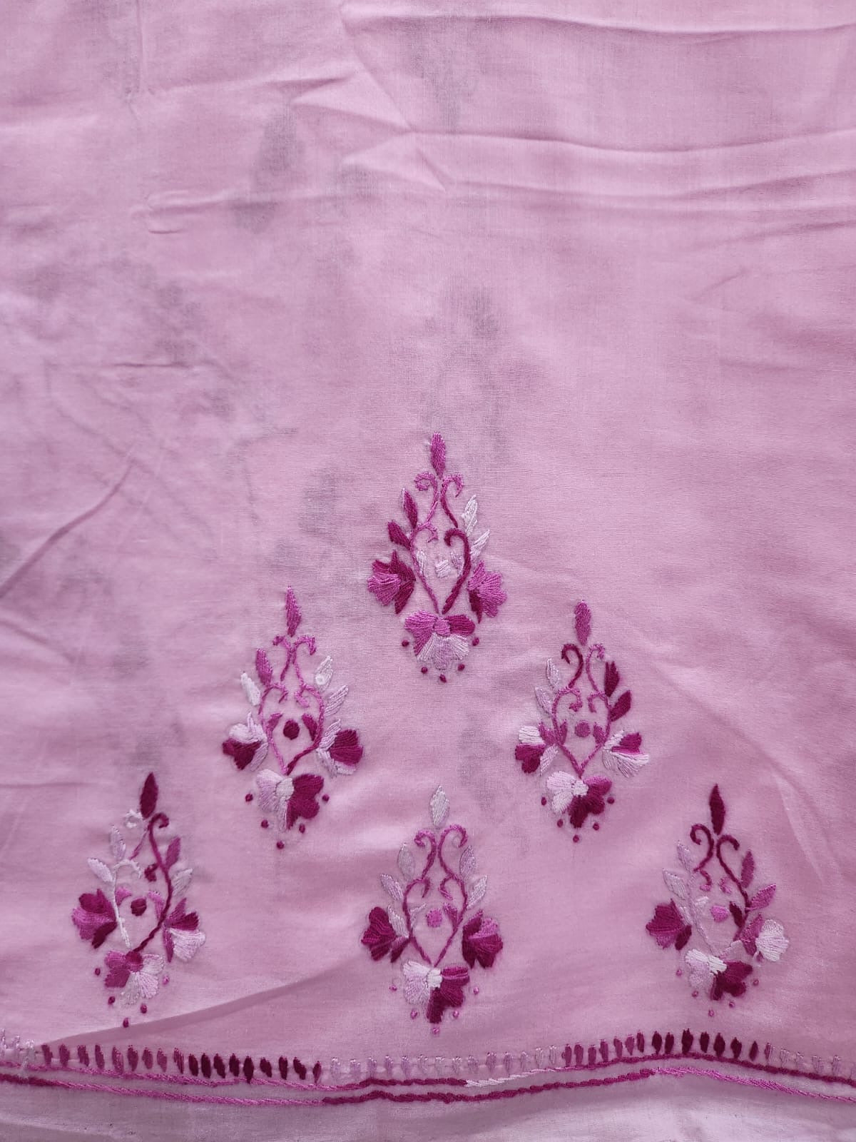 Lawn hand embroidered shirt