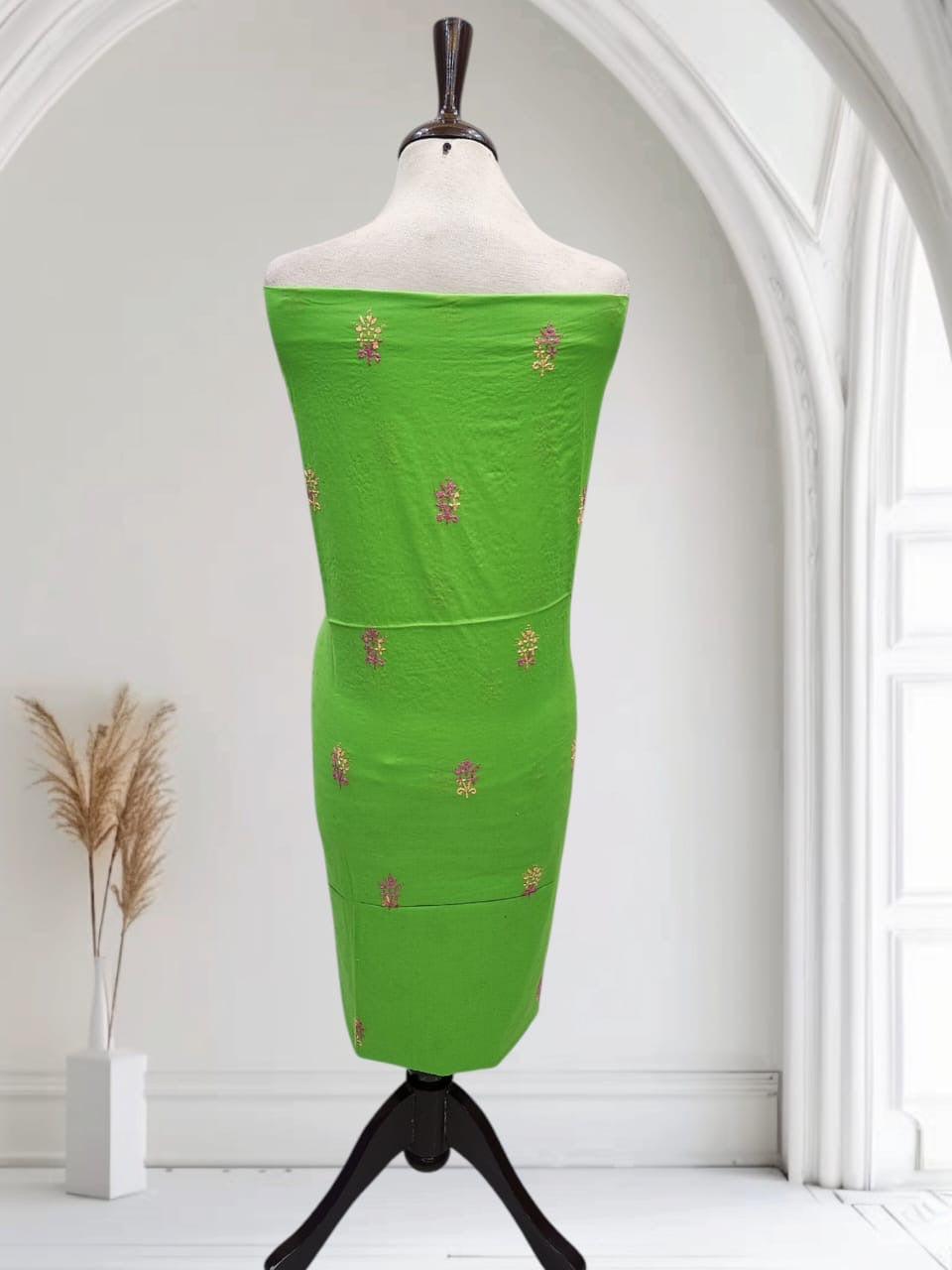 Lawn hand embroidered shirt