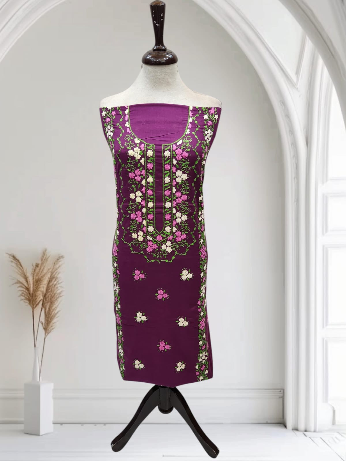 Special lawn hand embroidered shirt