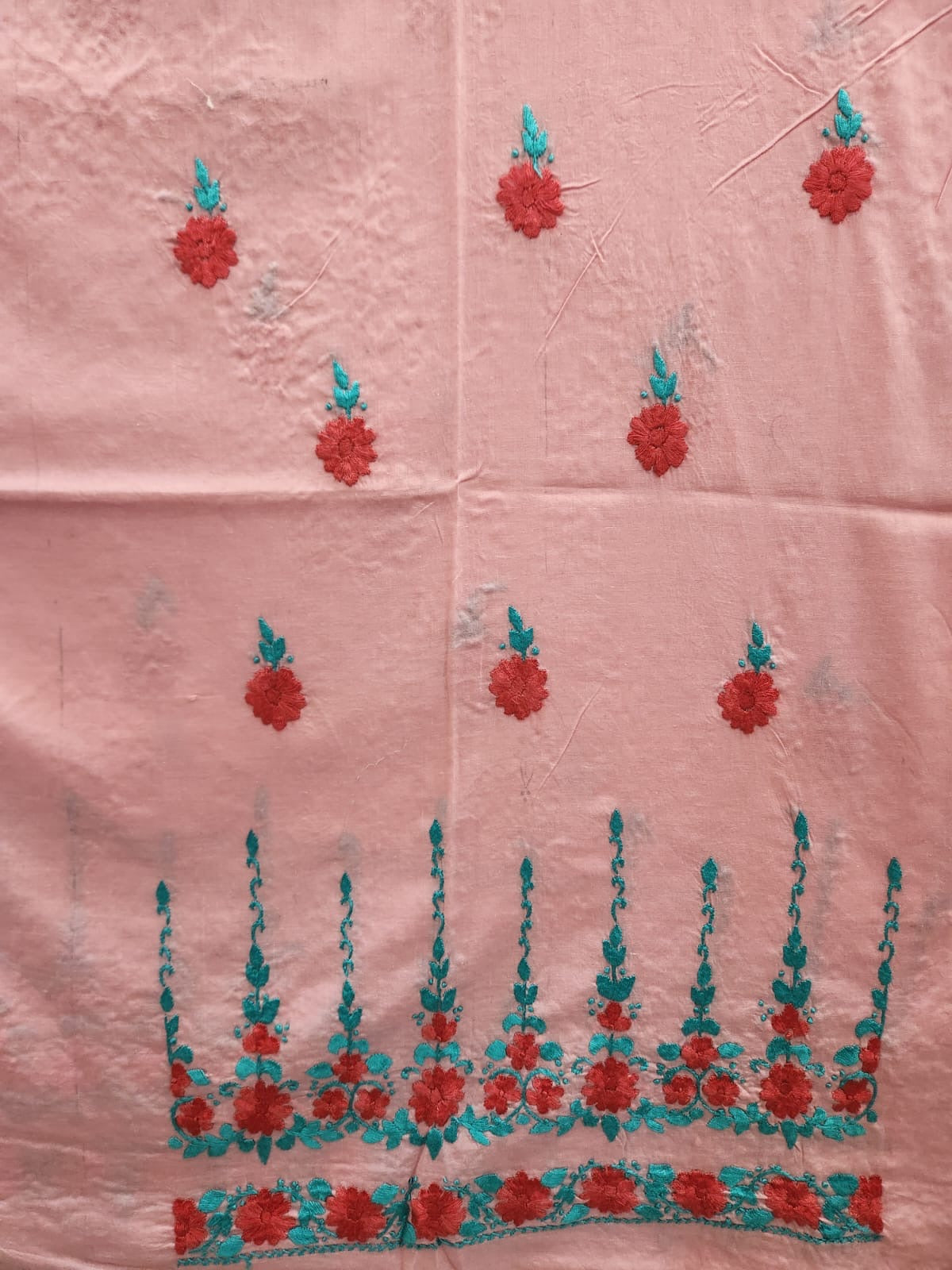 Lawn hand Embroidered shirt