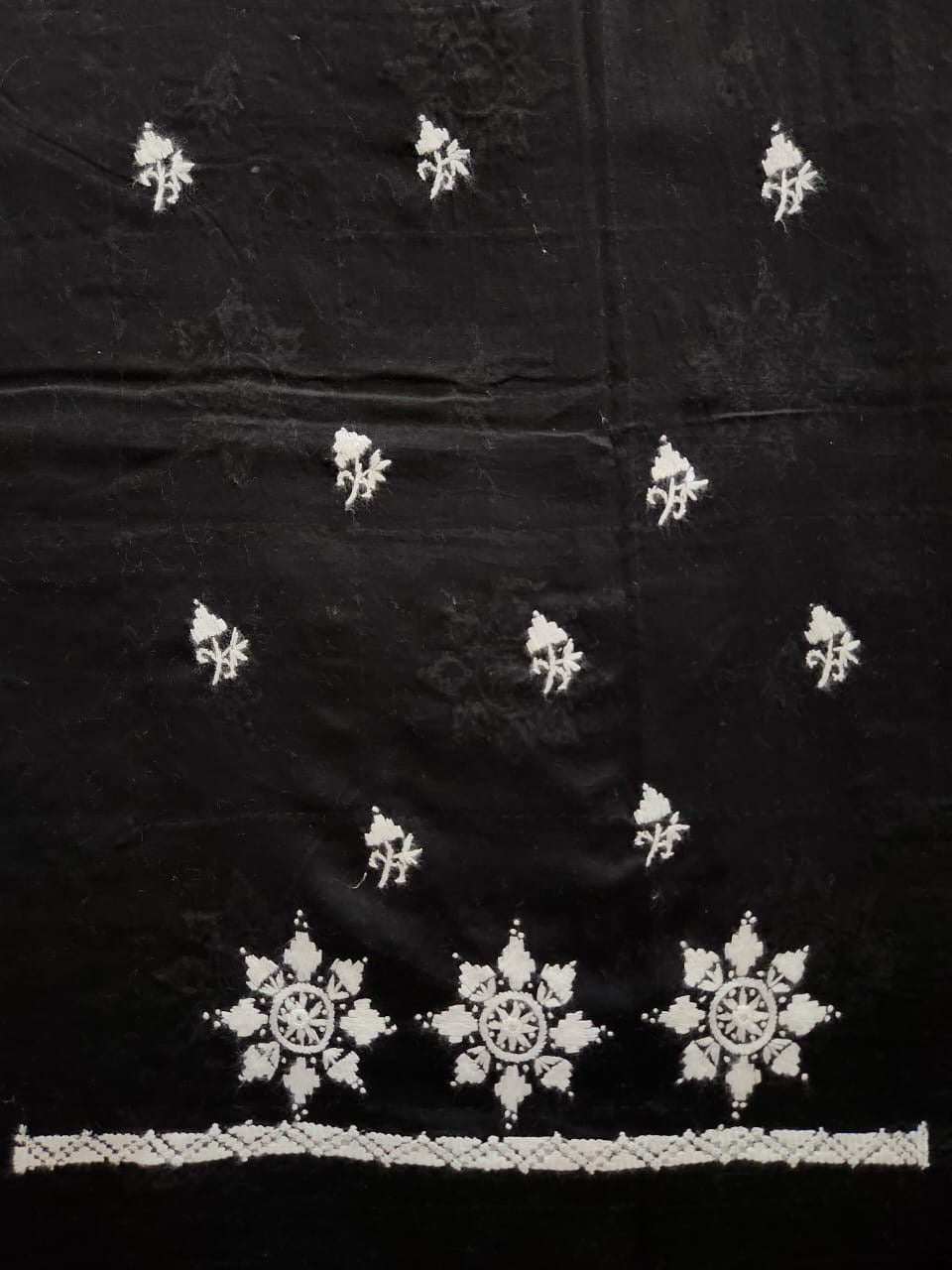 Tarkashi lawn hand embroidered shirt
