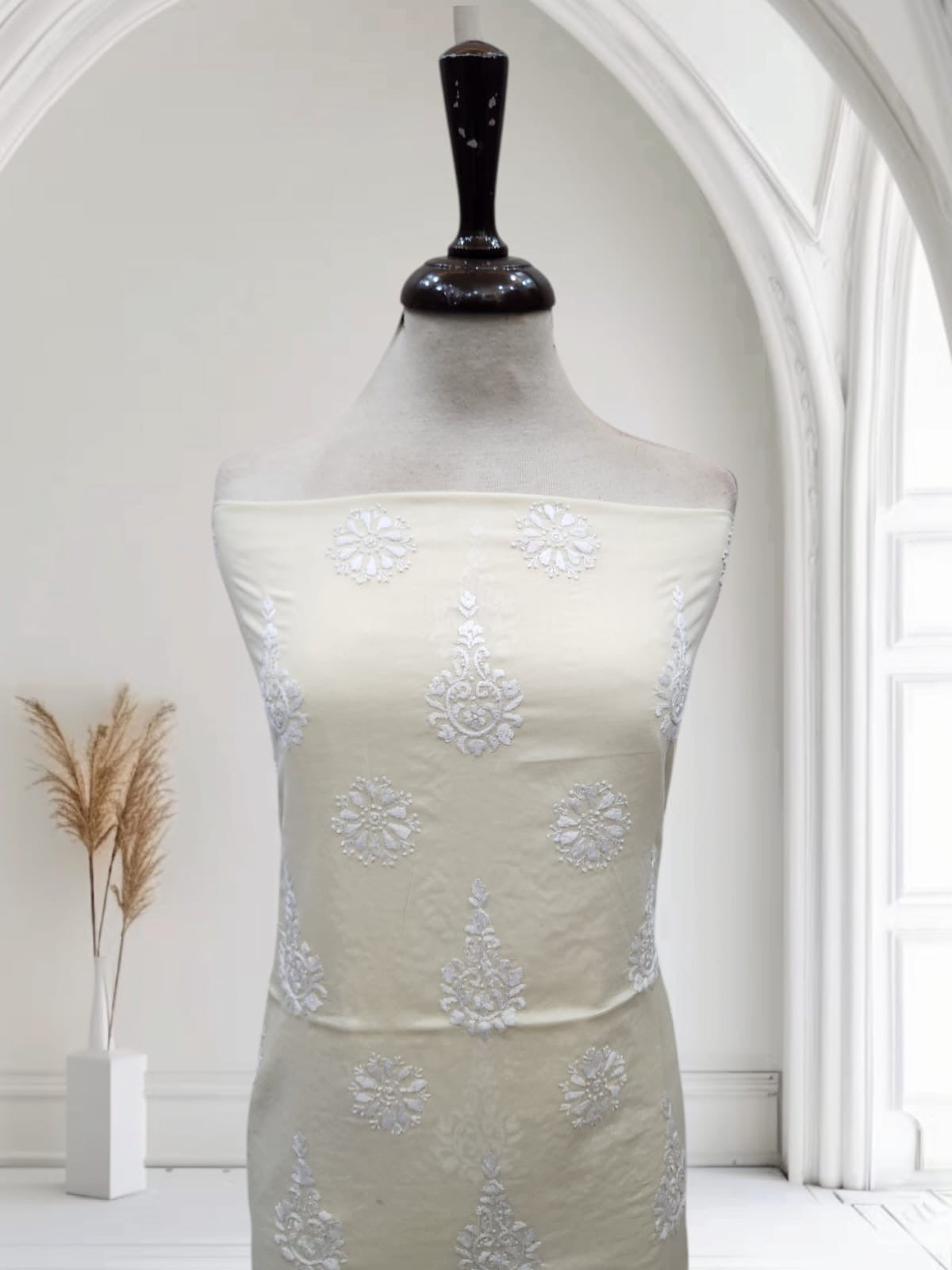 Branded lawn hand embroidered shirt