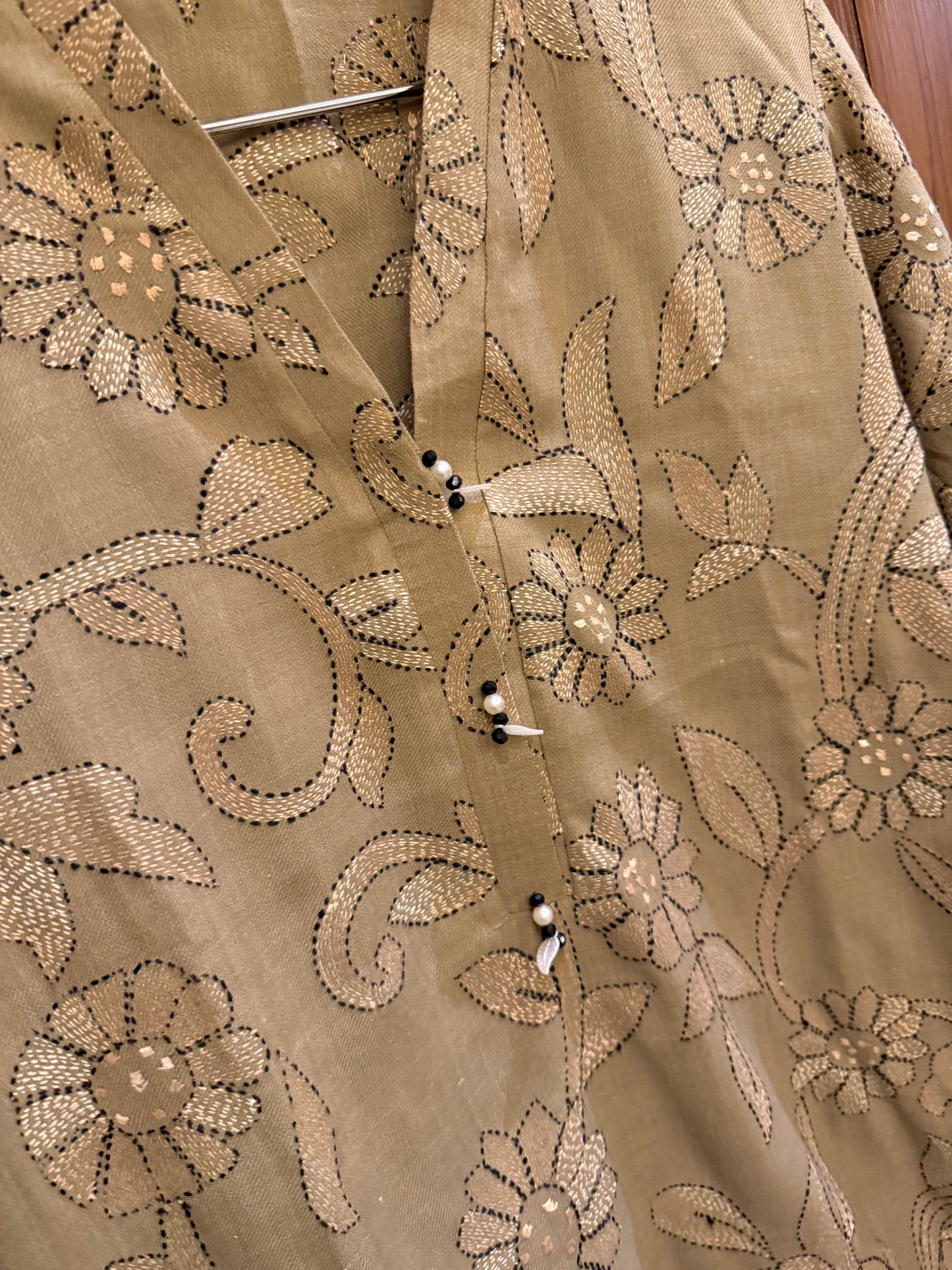 Pashmina Kanthakari Large size Kurta