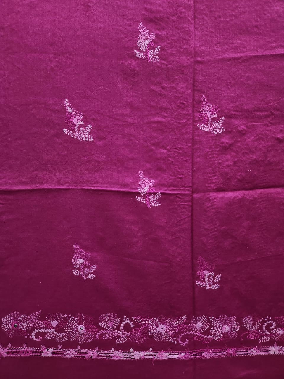 Tarkashi exclusive lawn hand embroidered shirt