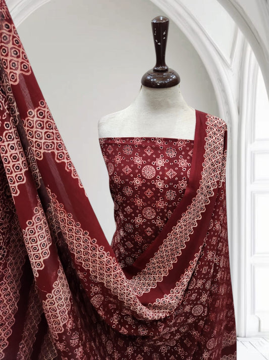 Lawn Natural dyed 2pc