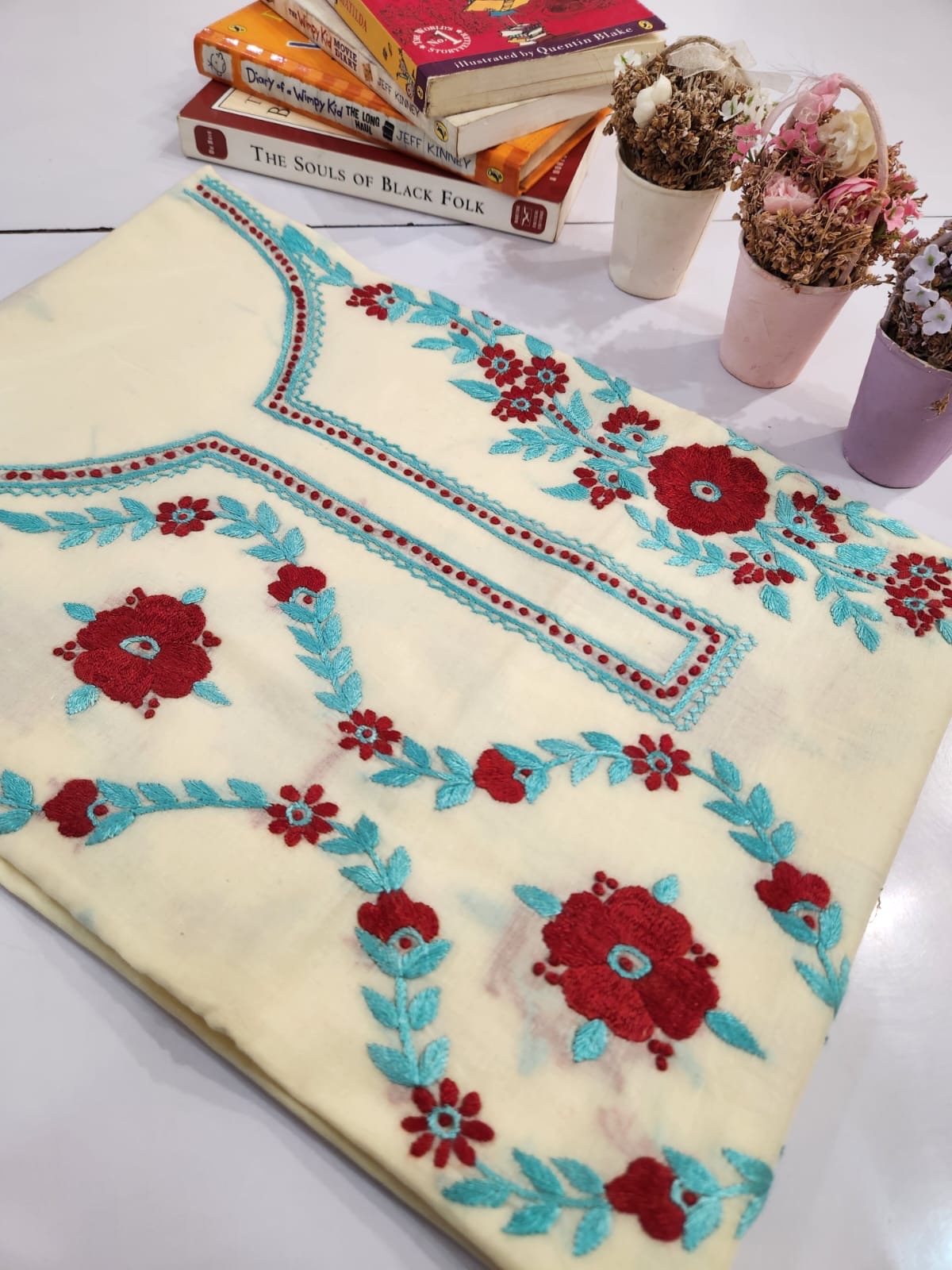 Lawn hand embroidered Budget shirt