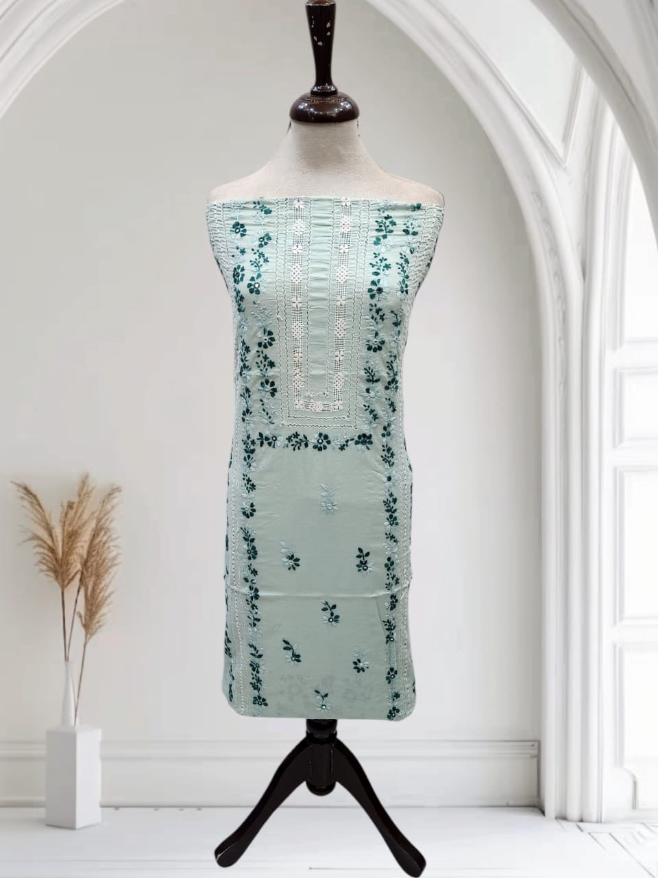 Tarkashi lawn Hand embroidered shirt