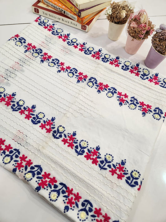 Tarkashi lawn hand embroidered shirt