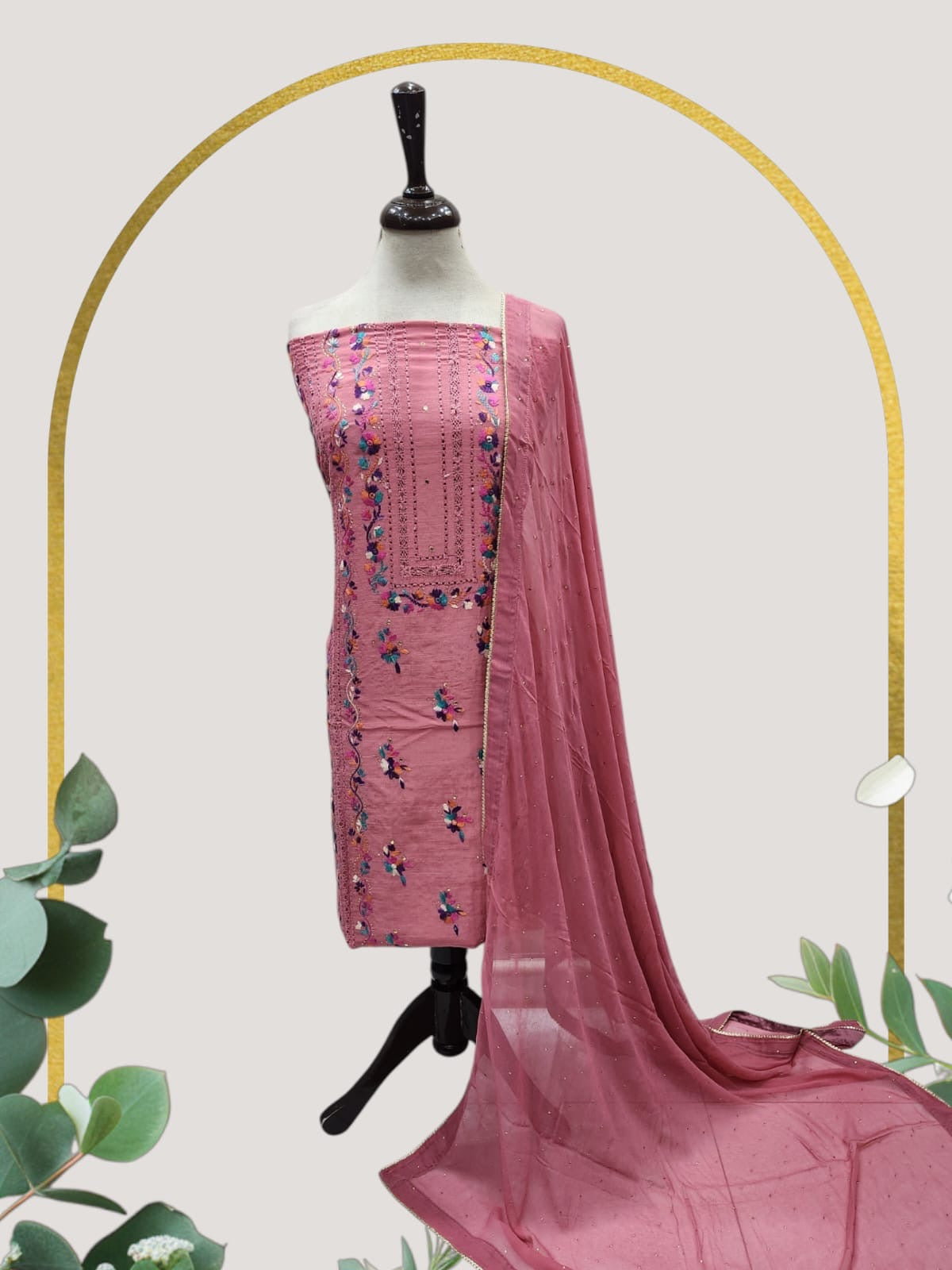 Raw Silk Tarkashi Eid Collection