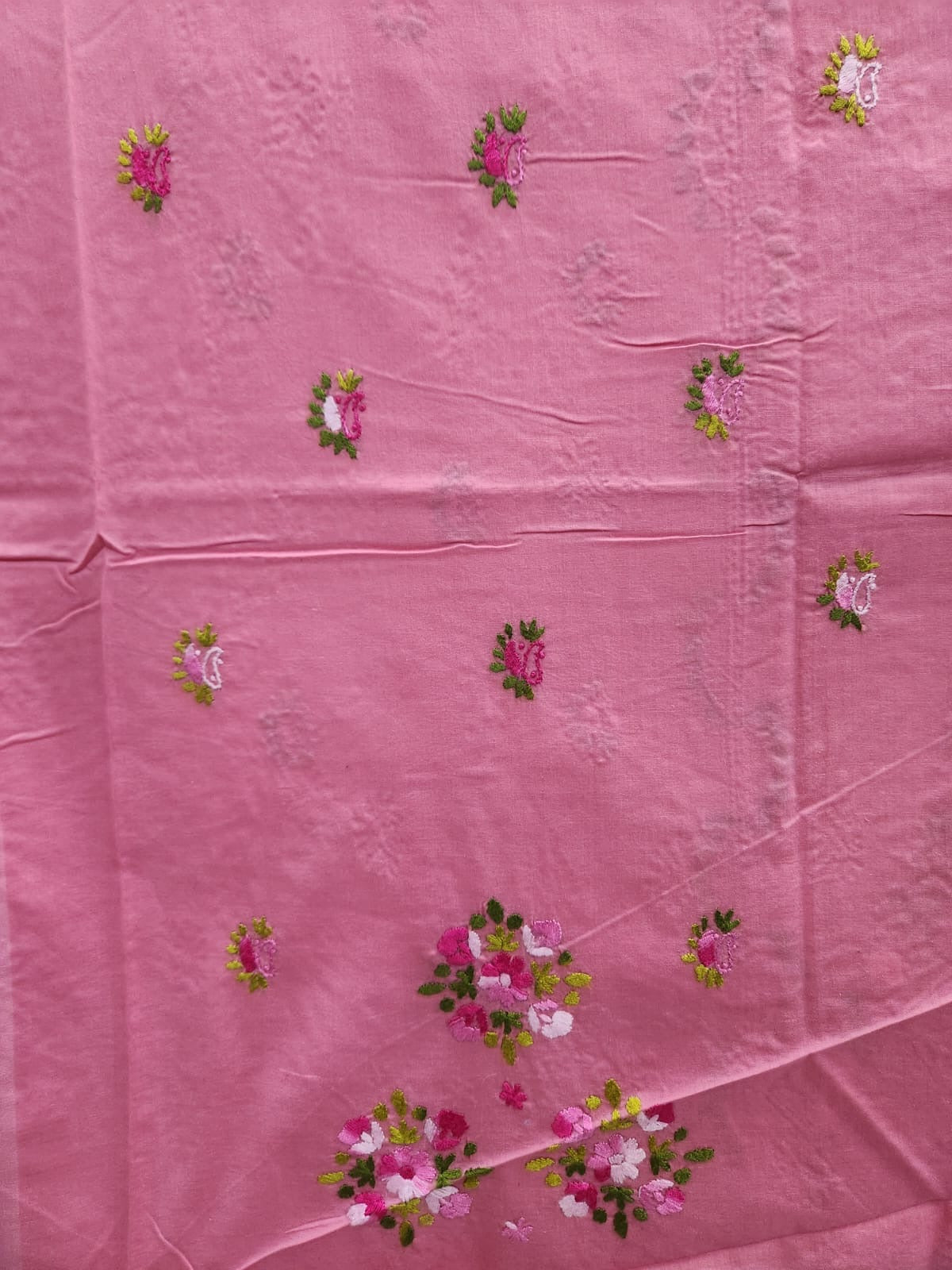 Most demanding shade and design lawn hand embroidered shirt