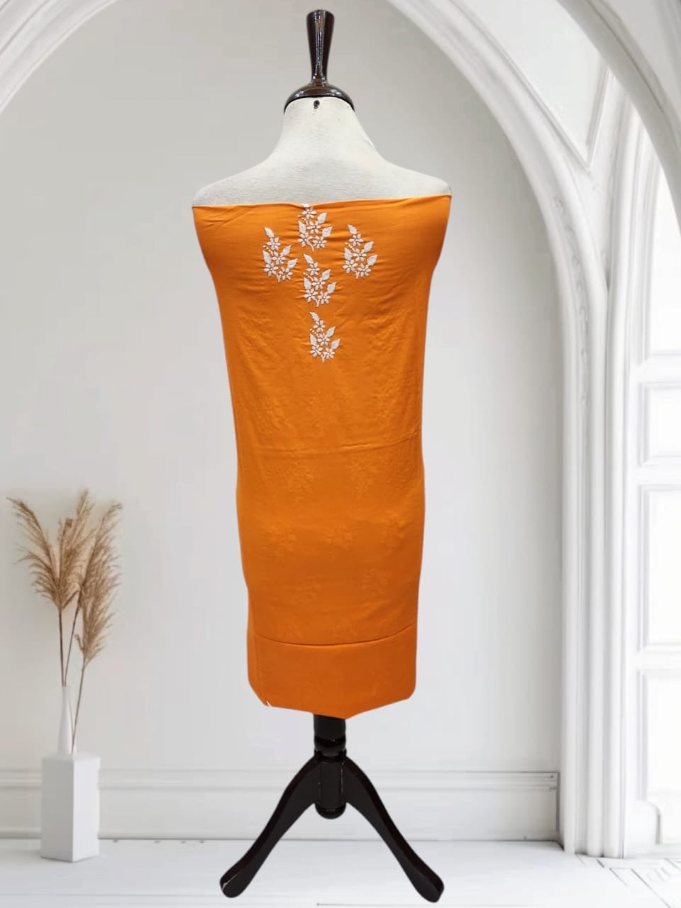Tarkashi lawn hand embroidered shirt
