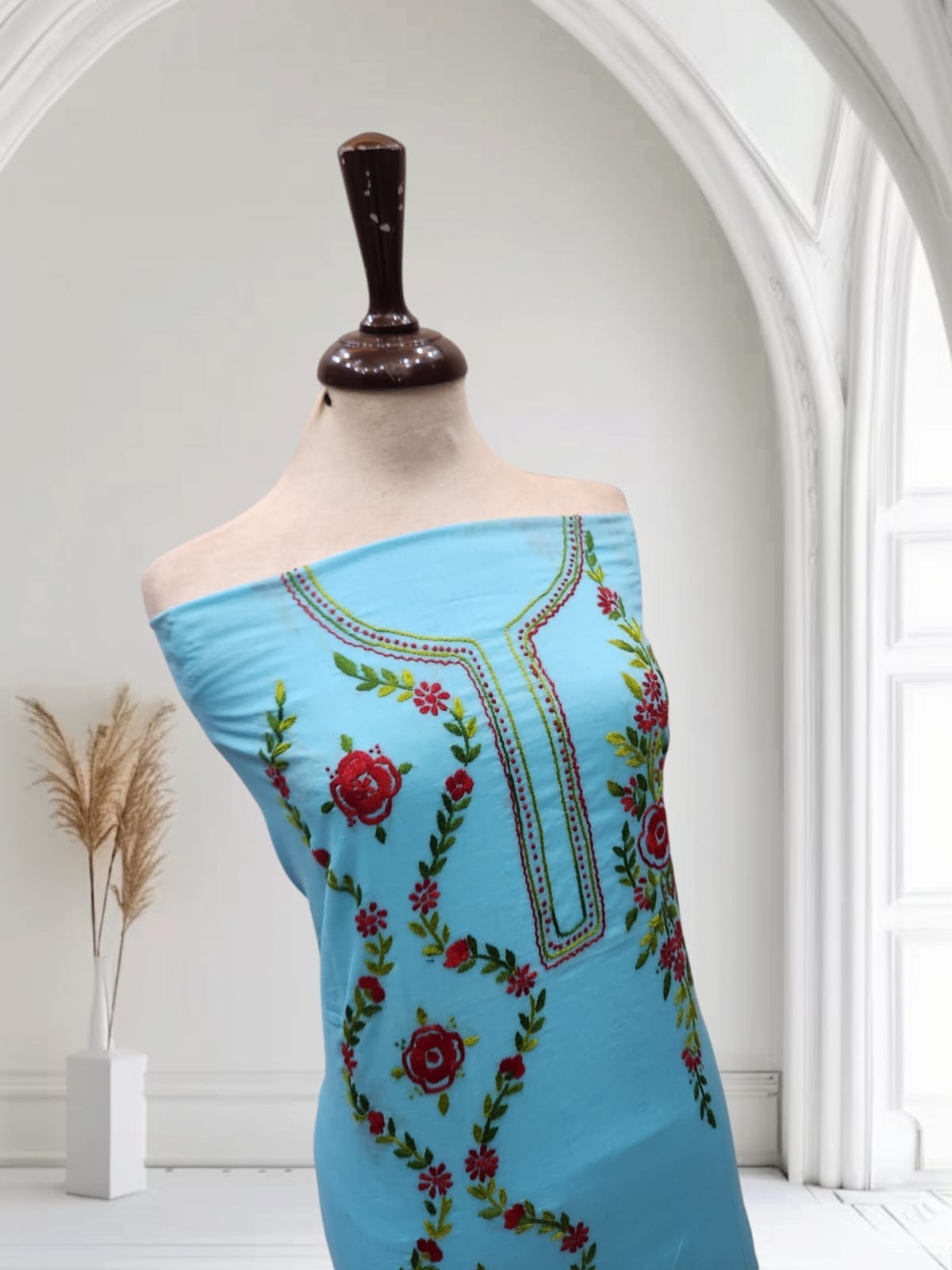 Lawn hand embroidered budget shirt