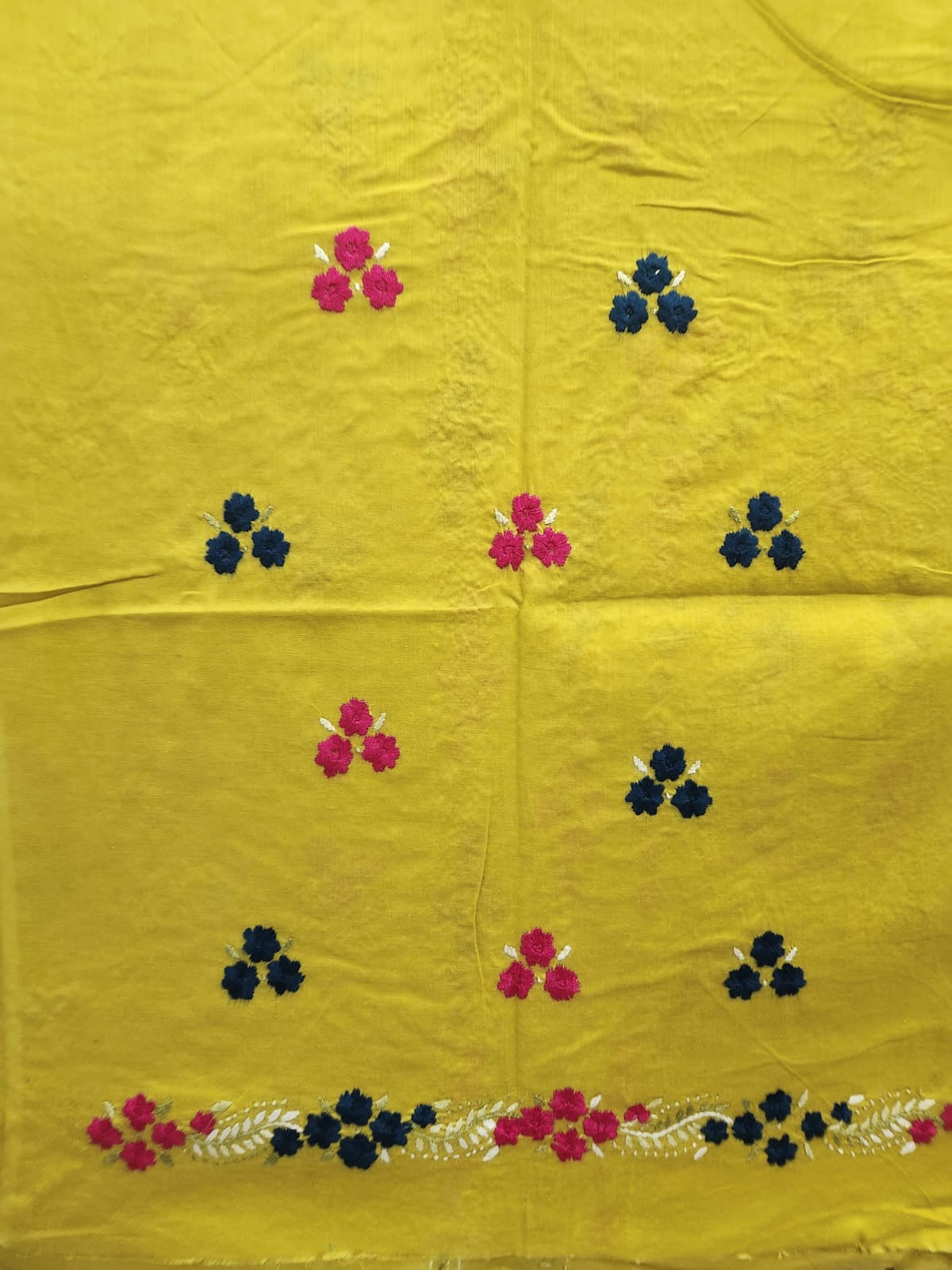 Lawn hand embroidered shirt