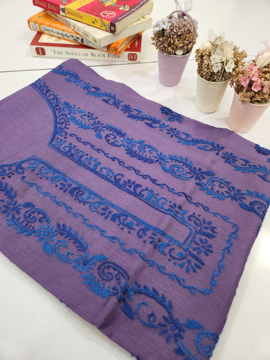 Budget wali lawn hand embroidered shirt