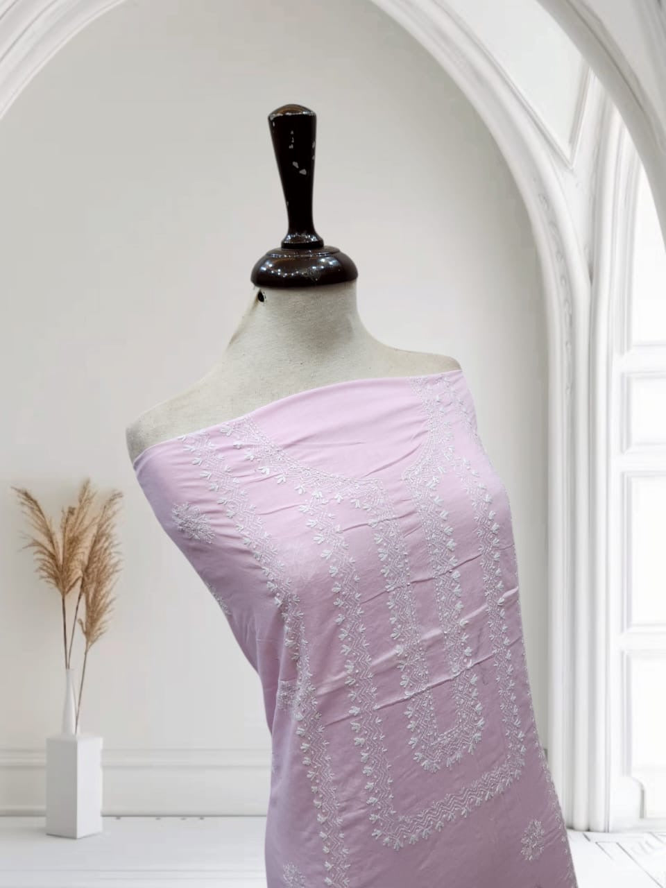 Kanthakari lawn hand embroidered shirt
