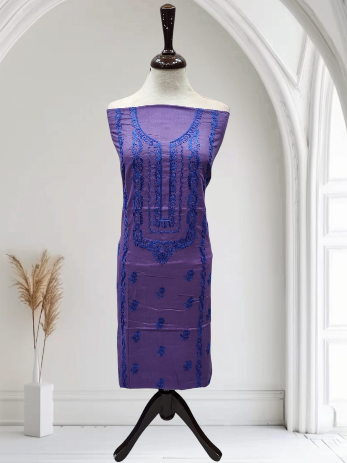 Budget wali lawn hand embroidered shirt