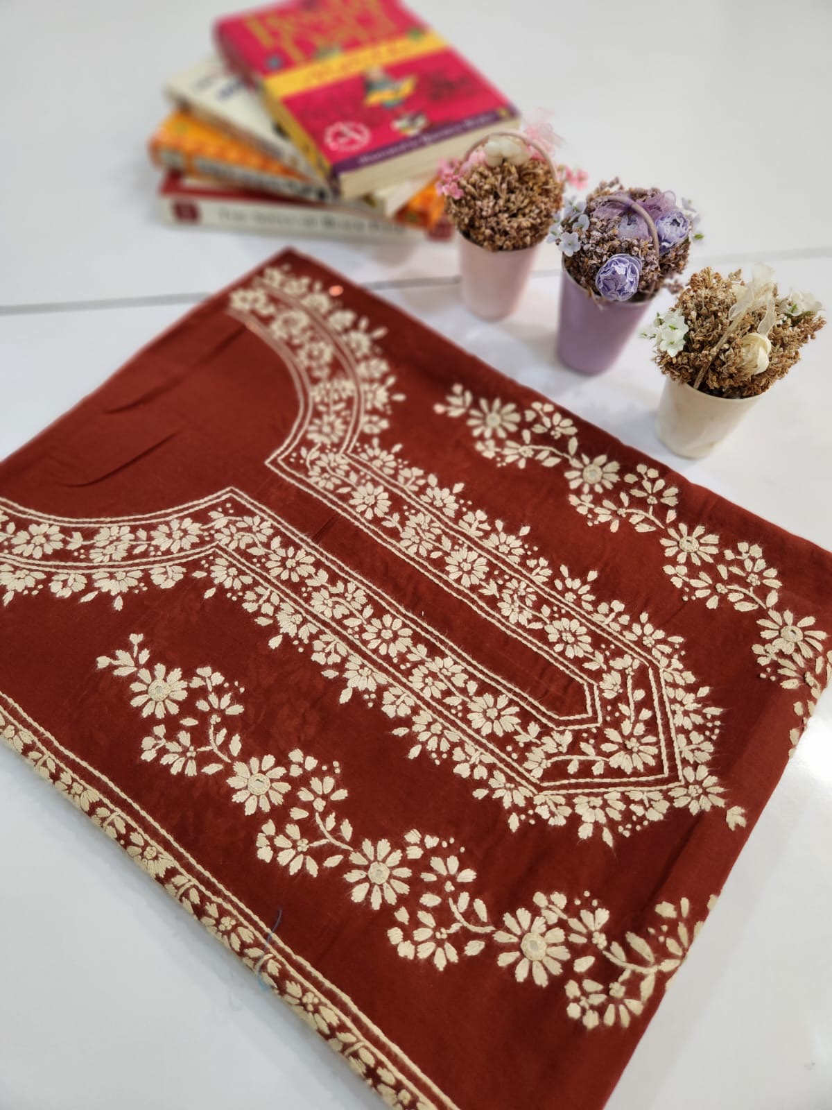 Budget friendly hand Embroidered lawn Shirt