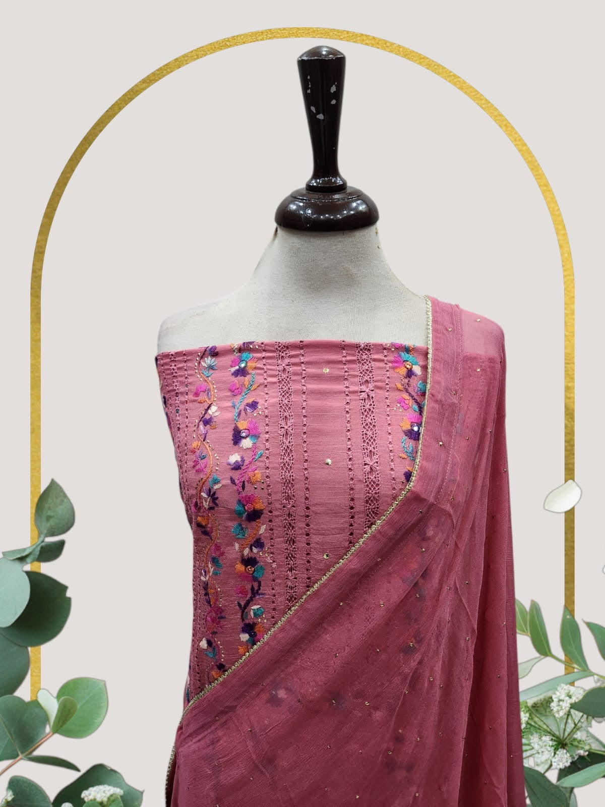 Raw Silk Tarkashi Eid Collection