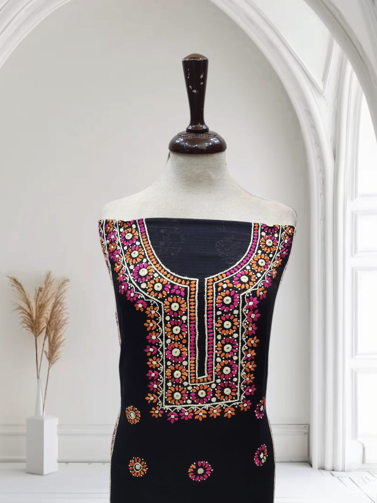 Doria lawn hand embroidered shirt